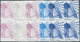 ** Vereinte Nationen - Wien: 2000. Progressive Proof (10 Phases) In Blocks Of 4 For The 7s Value Of The Set "Unit - Neufs