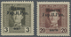 ** Westukraine: 1919, Sch On 3 H Black-olive And Sch On 20 H Lilac-brown Two Overprint Stamps, Mint Never Hinged, - Ukraine