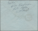 Br Zypern: 1950. Envelope Addressed To Wales Bearing SG 154, 1p Orange (pair) Tied By Kalo Mylos/G.R. Rural Servi - Autres & Non Classés