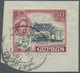 Brrst Zypern: 1960-61 "Republic" 30m. Black & Carmine-lake, Script Wmk, Perf 11½, With Greek And Turkish Overprint I - Other & Unclassified