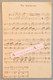 Partition Musicale Manuscrite / Autographe - Près D'un Berceau - 5 Couplets - Initiales PR - à Identifier - Musique - Autres & Non Classés