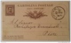 Cartolina Postale Dieci Centesimi Data 17/02/1883 Livorno - Entero Postal