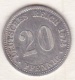 Empire. 20 Pfennig 1874 B (HANNOVER) , En Argent - 20 Pfennig