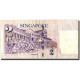 Billet, Singapour, 2 Dollars, Undated (1999), Undated, KM:38, TB - Singapour