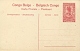 Belgian Congo Postal Stationery Picture Postcard "Basoko The State Station" 10 C. Unposted - Stamped Stationery