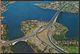 °°° 8103 - AUSTRALIA - SIDNEY - AERIAL OF GLADESVILLE BRIDGE AND PARRAMATTA RIVER - 1973 With Stanps °°° - Sydney