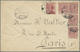 Br Ägäische Inseln: 1912/1940, Lot Of 3 Covers And 4 Used Ppc Bearing Frankings Italy, Mainly "RODI" Po - Egeo