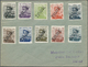 Br/(*) Albanien: 1913/1930 (ca.), Lot Of Seven Entires, Incl. 1913 Stationery Envelope Michel No. U 1 (larg - Albanië