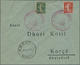 Br/(*) Albanien: 1913/1930 (ca.), Lot Of Seven Entires, Incl. 1913 Stationery Envelope Michel No. U 1 (larg - Albanie