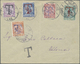 Br Albanien: 1913/1919, Lot Of Five Philatelic Covers, Incl. 1913 Handstamps 1st Anniversary Of Indepen - Albanie