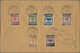 Br Albanien: 1913/1919, Lot Of Five Philatelic Covers, Incl. 1913 Handstamps 1st Anniversary Of Indepen - Albanie