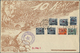 Br/ Albanien: 1937/1947, Lot Of Five Philatelic Covers/card, Incl. 1945 People's Army Complete Set On Il - Albanien