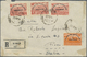 Br Albanien: 1945/1946, Lot Of Three Covers With Overprint Stamsp (one Unaddressed Cover And Two Regist - Albania