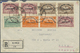 Br Albanien: 1945/1946, Lot Of Three Covers With Overprint Stamsp (one Unaddressed Cover And Two Regist - Albanien