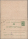 GA Belgien - Ganzsachen: 1878/1882, 5c. + 5c. Lilac Reply Card, Specialised Collection Of 13 Pieces, E. - Autres & Non Classés