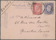 GA Belgien - Ganzsachen: 1883/1912, Letter Card 25c. Blue On Rose, Line Perforation, Specialised Collec - Autres & Non Classés