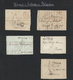 Br Belgien - Stempel: TRANSIT MARKINGS, MARQUES D'ENTREES En Belgique, 1803/1852 Ca., Collection Of 23 - Altri & Non Classificati