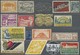 Belgien - Besonderheiten: 1897/1940 Ca., EXHIBITION LABELS, Very Comprehensive Collection And Stock - Other & Unclassified