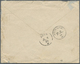 Br Aden: 1899, Incoming Mail, PERIM: Netherlands 5 C. (pair) 3 C. Tied S'GRAVENHAGE 24 JUN 99" To 2nd O - Yemen