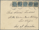 Delcampe - Br/GA Dänemark: 1808/1934, Lot Of Seven Better Entires (single Lots), Comprising Attractive Frankings, Reg - Covers & Documents