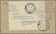 Br/GA Dänemark: 1866/1945 (meist), Ca. 259 Belege, Dabei Interessante Stempel, Flugpost, Zensurpost, Perfi - Covers & Documents