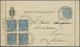 GA Dänemark - Ganzsachen: 1882/1929, Group Of 16 Used Stationeries (cards, Letter Cards And Envelopes), - Interi Postali