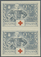 (*) Finnland: 1932/1939, Rotes Kreuz, Alle 8 Ausgaben Je In UNGEZÄHNTEN Paaren Aus Ankündigungsbogen. At - Covers & Documents