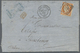 Br Frankreich: 1798/1876, Schöner Kleiner Bestand Von Vorphilabriefen Sowie Ceres Und Napoleon-Frankatu - Used Stamps