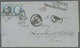 Delcampe - Br Frankreich: 1798/1876, Schöner Kleiner Bestand Von Vorphilabriefen Sowie Ceres Und Napoleon-Frankatu - Used Stamps