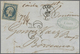 Br Frankreich: 1853/1863, EMPIRE ND, Lot Of 30 Entires (incl. One 25c. PRESIDENCE), Slighty Varied Cond - Oblitérés