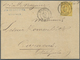 Br Frankreich: 1856/1882, Lot Of Five Entires, E.g. "Empire Nd" 20c. Blue (4) On Cover To England, 80c. - Gebruikt