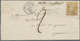 Delcampe - Br Frankreich: 1856/1872, Group Of Seven Insufficiently Paid Entires Showing An Attractive Range Of Pos - Gebruikt
