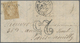 Delcampe - Br Frankreich: 1856/1872, Group Of Seven Insufficiently Paid Entires Showing An Attractive Range Of Pos - Oblitérés