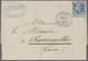 Br Frankreich: 1863/1872, EMPIRE DENTELE, Group Of 36 Entires Showing A Good Range Of Frankings, Postag - Usati