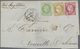 Delcampe - Br Frankreich: 1871/1876, CERES, Lot Of Apprx. 64 Covers/cards, Showing Many Interesting Frankings, Mai - Usati