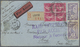 Delcampe - Br Frankreich: 1900/1960, Absolutely Awesome Collection Of Blocks Of Four On Entires Bearing 450 Envelo - Usati