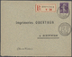 Delcampe - Br Frankreich: 1910/50 (ca.), Sammlung Von Ca. 335 Einschreibe-Briefen, Sehr Spezialisiert Mit Vielen T - Gebruikt