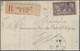 Br Frankreich: 1920/1970, Lot Of Ca. 118 Registered Letters With Many Intereseting Frankings, Special F - Usati