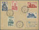 Delcampe - Br Frankreich: 1925/1962, Frankreich Und Kolonien, Partie Von Ca. 57 Belegen, Dabei Dekorative Flugpost - Used Stamps