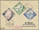 Delcampe - Br Frankreich: 1925/1962, Frankreich Und Kolonien, Partie Von Ca. 57 Belegen, Dabei Dekorative Flugpost - Used Stamps