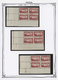 **/* Frankreich: 1927/1990 (ca.), FLUGPOST-ECKRAND-VIERERBLOCKS Mit COIN DATE, Sensationelle Sammlung Von - Gebruikt