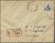 Br Frankreich: 1944, TOULOUSE "R.F." Liberation Overprints, Lot Of Four Covers. - Gebruikt