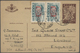 Br/GA Griechenland: 1841/1950, Lot Of Ca. 45 Folded Letters, Covers And A Small Part Unused Postal Station - Lettres & Documents