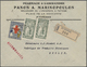 Br/GA Griechenland: 1841/1950, Lot Of Ca. 45 Folded Letters, Covers And A Small Part Unused Postal Station - Covers & Documents