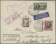 Delcampe - Br/GA Griechenland: 1841/1950, Lot Of Ca. 45 Folded Letters, Covers And A Small Part Unused Postal Station - Brieven En Documenten