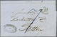 Br Großbritannien: 1816/1869, Interesting Lot Of Ca. 16 Folded Letters To Germany, Spain, Tenerife, Fra - Autres & Non Classés