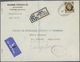 Br/GA Großbritannien: 1837/1954, 9 Letters And Postal Stationery Incl. Cover With 3d Pair Postage Due From - Autres & Non Classés