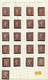 */(*)/** Großbritannien: 1858/1879 (ca.), Specialised Assortment Of 33 Unused Stamps Of 1d. Red (SG 43/44), V - Other & Unclassified