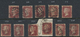 O Großbritannien: 1858-79: 1d. Red Collection Of All The Plate Numbers Except Plate 77, Total 154 Stam - Andere & Zonder Classificatie