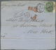 Brfst Großbritannien: 1863/1866, Assortment Of 28 Fronts/large Fragments Addressed To New York, Franked Wi - Andere & Zonder Classificatie
